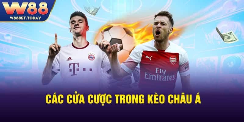Các cửa cược trong kèo châu Á