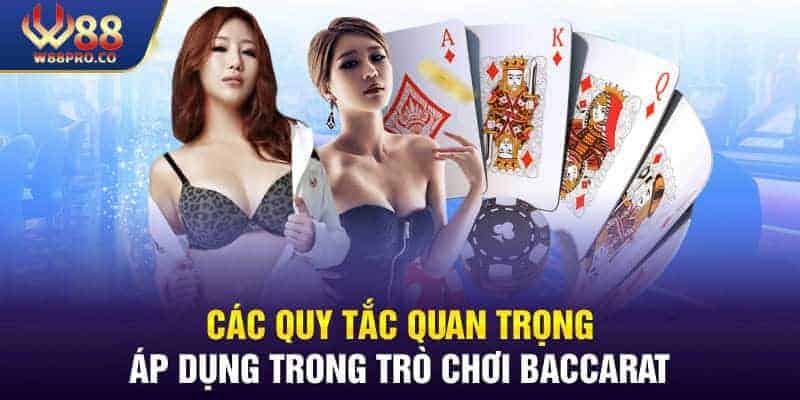 Những quy tắc quan trọng của luật chơi baccarat