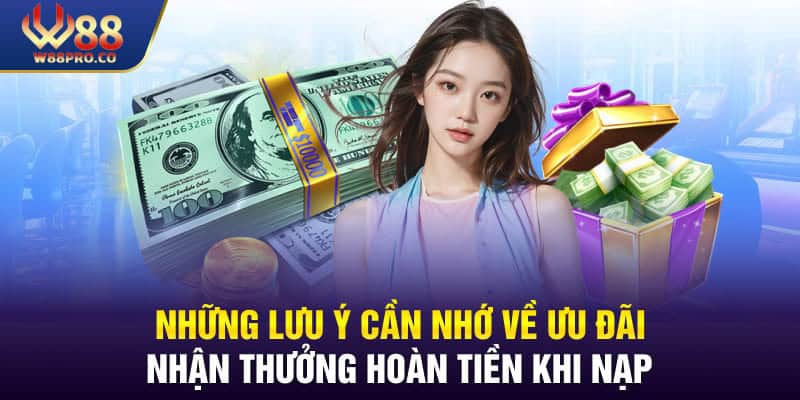 Ưu đãi hoàn tiền khi nạp cần lưu ý những gì